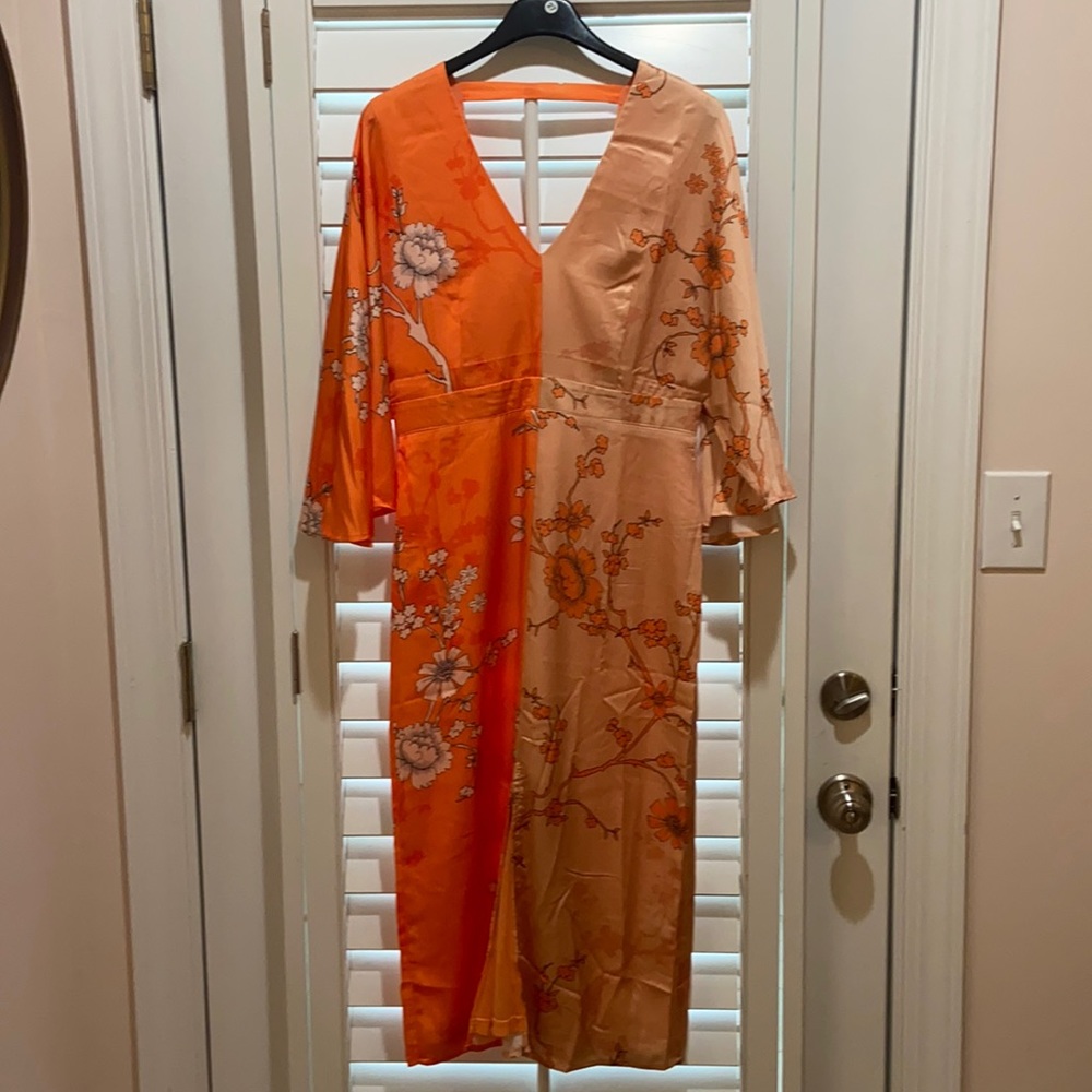 Kimono style tea dress